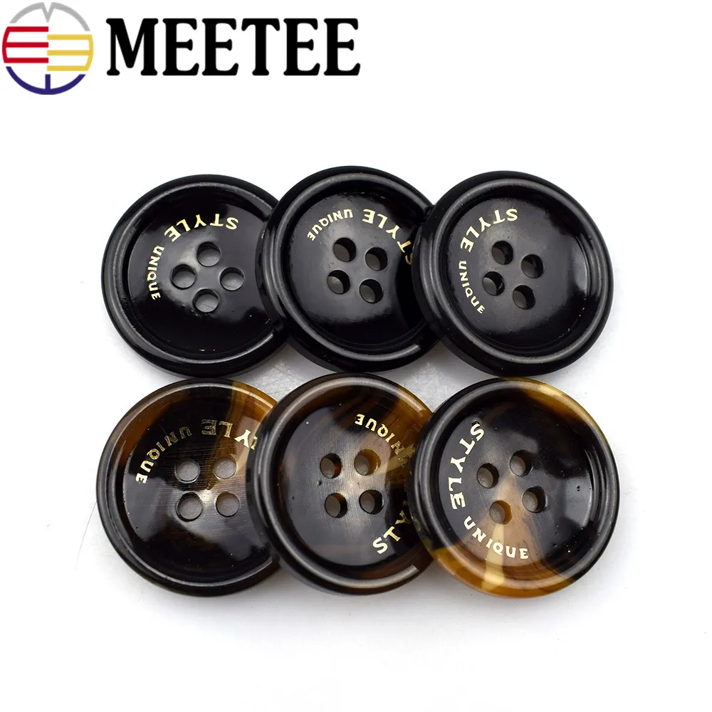 Круглые пластиковые пуговицы Meetee с 4 отверстиями 50 шт.|button eye|eye buttonsbutton 50pcs |
