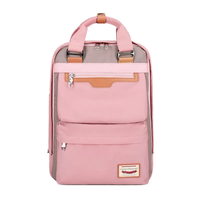 pink small Хит, женский рюкзак для школьников-подростков, нейлоновый Школьный рюкзак, повседневная женская сумка для ноутбука, рюкзак mochilas - Цвет: pink small