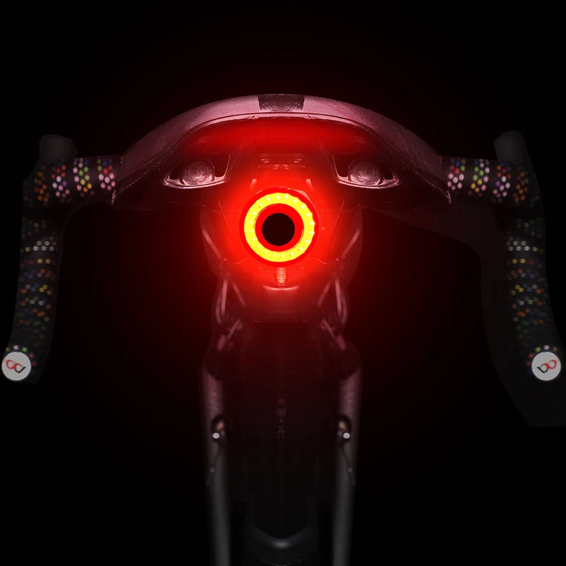 Фсветильник задний велосипедный Водонепроницаемый со светодиодной подсветкой и