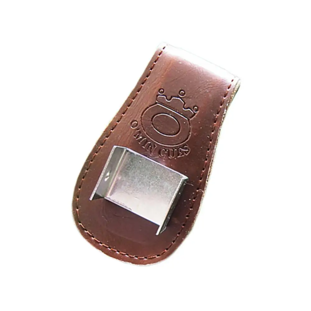

1Pcs Chalk Clip Pool Billiards Snooker Accessories Leather Magnetic Belt Clip Chalk Holder Accessory Random Color Drop Shipping