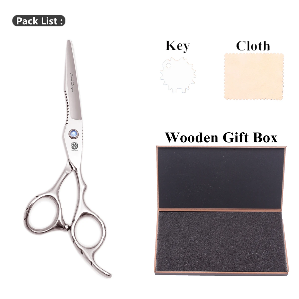 Фиолетовый дракон 6 &quotяпонские нержавеющие Парикмахерские ножницы для резки