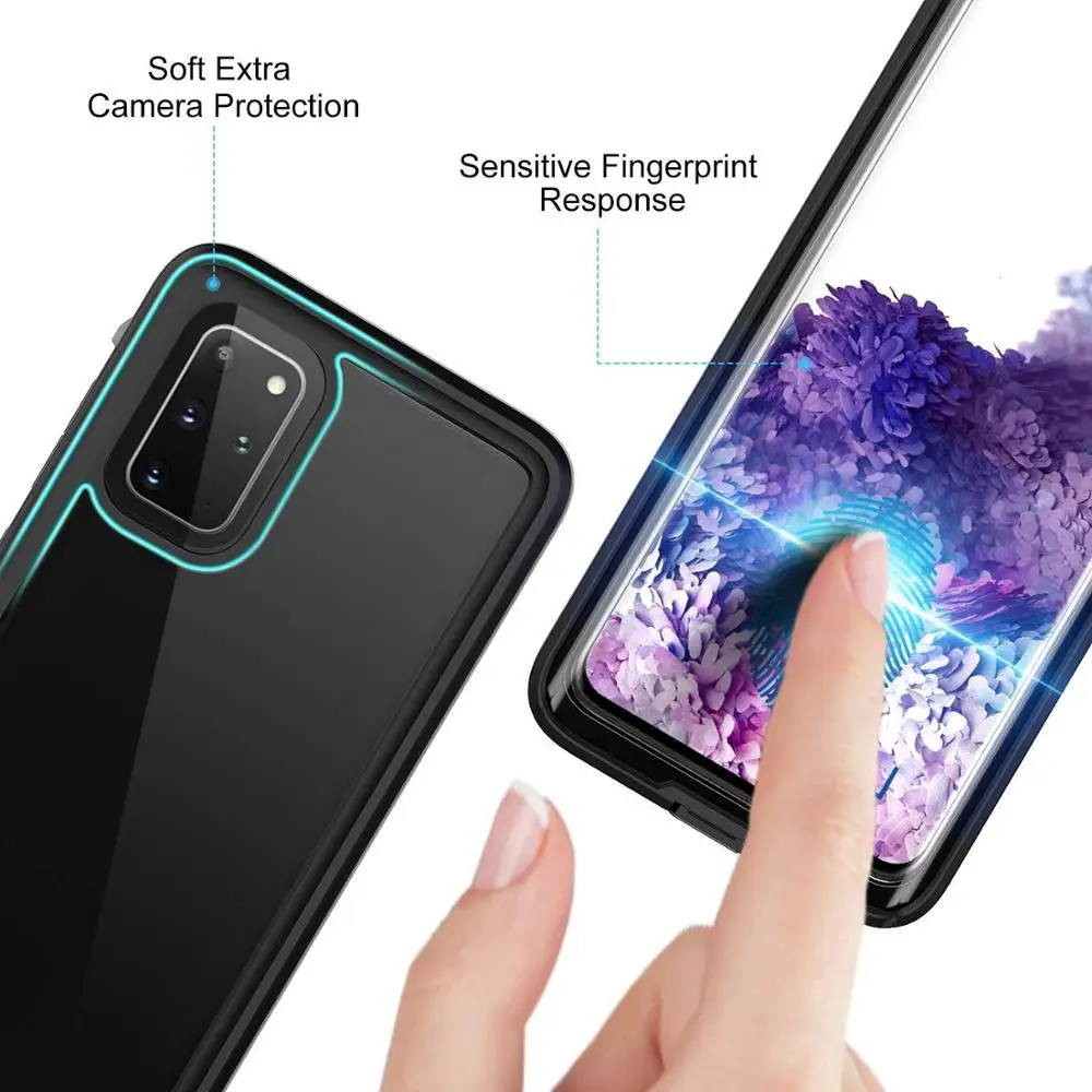 Водонепроницаемый Чехол IP68 для Samsung Note 10 Plus 8 9 S20 Ultra 360 защитный чехол Galaxy S8 S9 S10