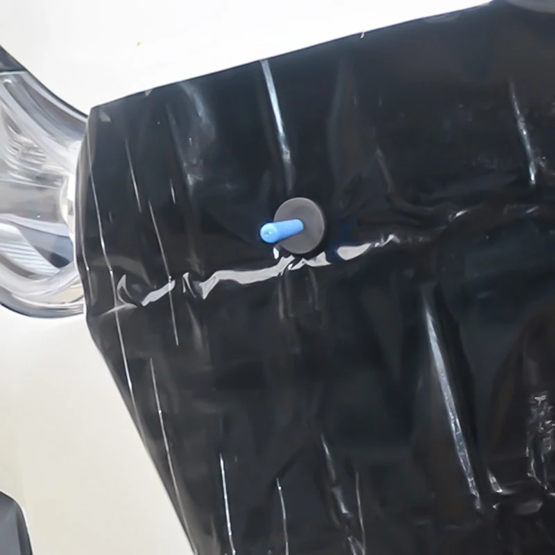 4 шт. 3D углеродное волокно автомобильный держатель из фольги Магнитная пленка для