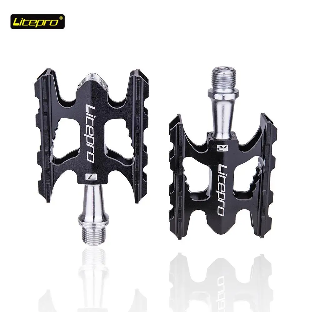

Mountain Bike Pedal Mountain Road Folding Bicycle 102.5*61.5MM Bearing Pedal Foot Ultralight Aluminum Alloy Bicycle Accessories