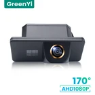 GreenYi 1080P HD 170  Автомобильная камера заднего вида для BMW 357 серии E39 E46 E53 X3 X5 X6 ночное видение, обратное, обратное 4-контактное, парковка автомобиля AHD