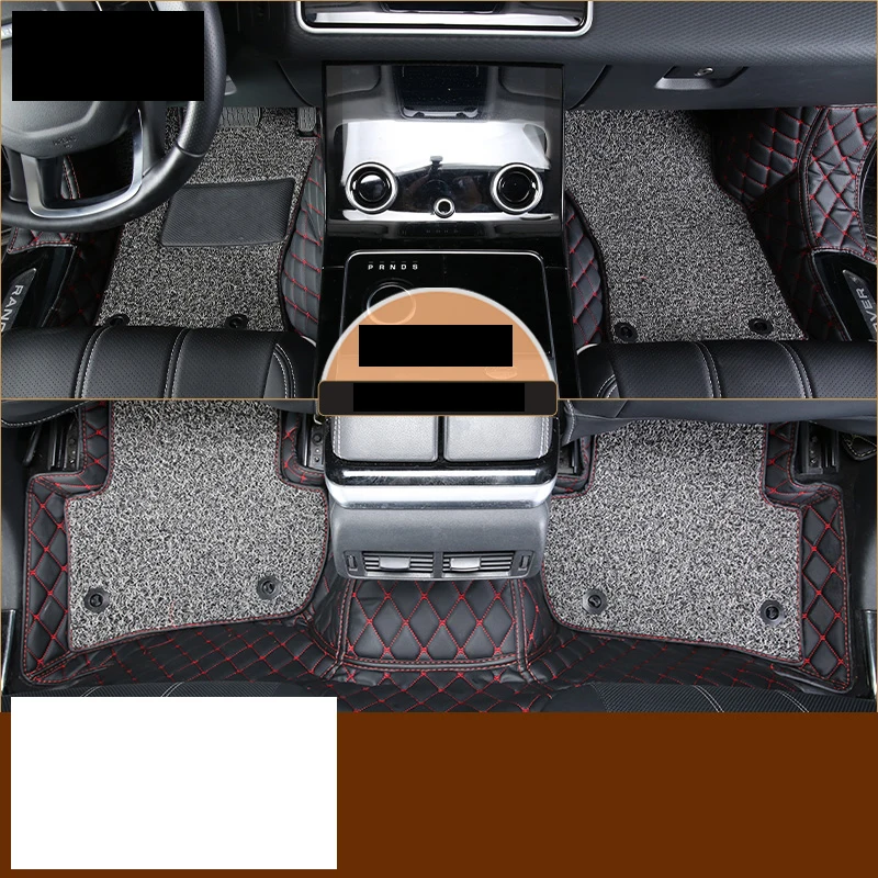 

Автомобильный коврик из Проволочной кожи для Range Rover Velar 2018 2019 2020 аксессуары ковер украшение для интерьера