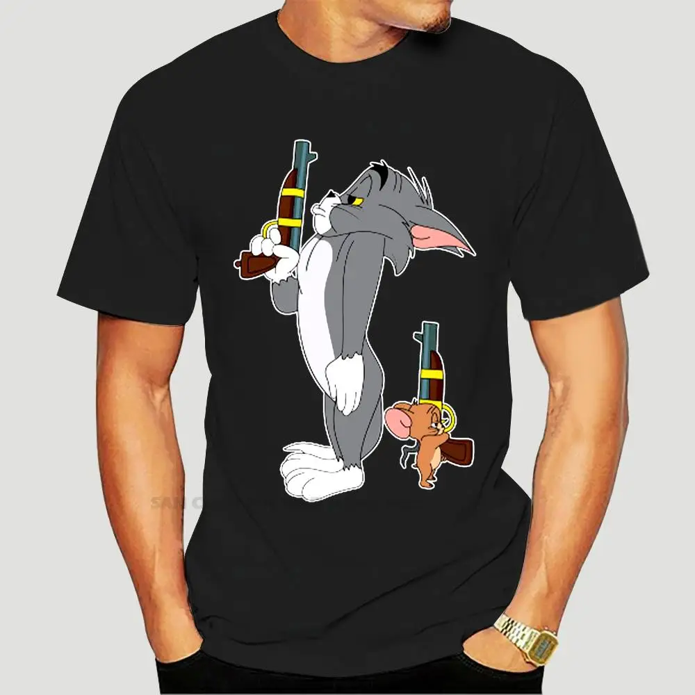 

Мужская футболка tom n jerry, футболка для женщин и мужчин, 5898X
