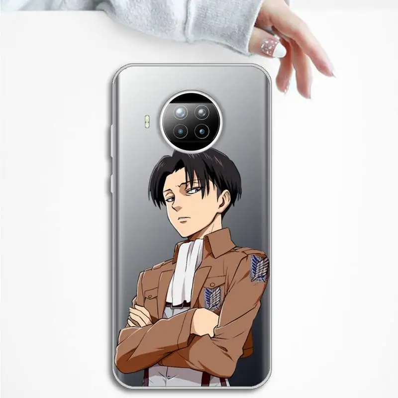 

Attack On Titan amime Phone Case Transparent for Xiaomi mi Redmi note 10 t 8 9 pro lite 11 Samsung S 8 9 10 20