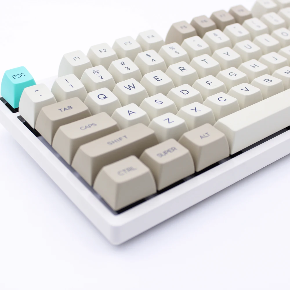 

MP SA KEYCAPS PBT Retro Beige Keycap Dye-Sublimation Keycap Cherry MX switch Keycaps for Wired USB Mechanical Gaming keyboard