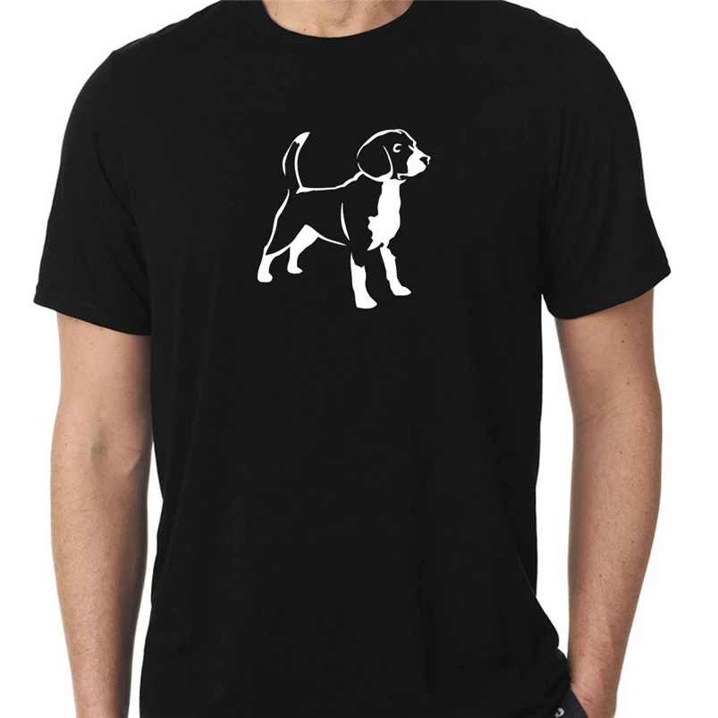 Бигль футболка Beagles модные классические новая конструкция для самостоятельной