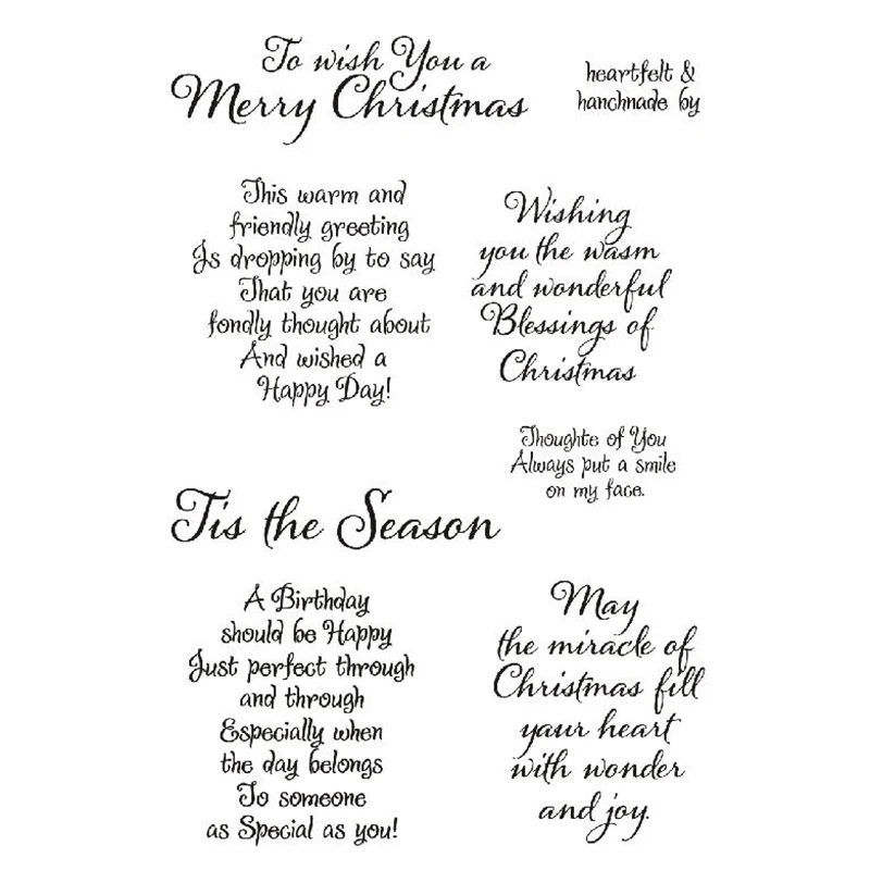 Прозрачная силиконовая марка для скрапбукинга карты творчества | Дом и сад