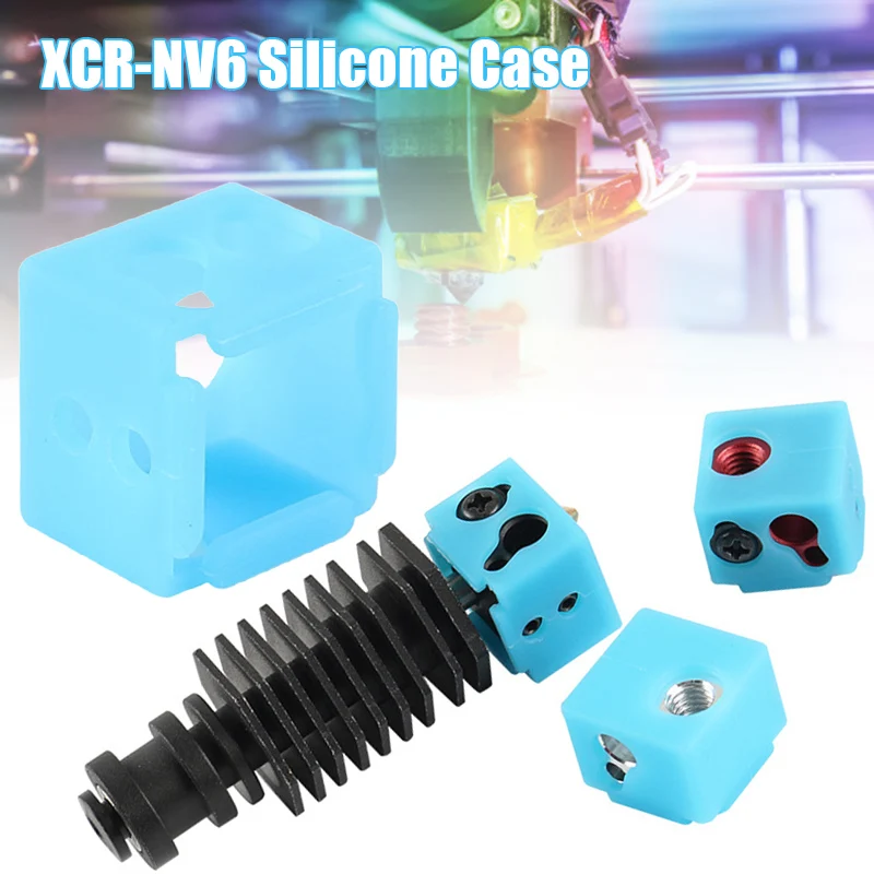 New Hot Heated Block Silicone Sock Nozzle Heat Protection Socks for V6 HotEnd |