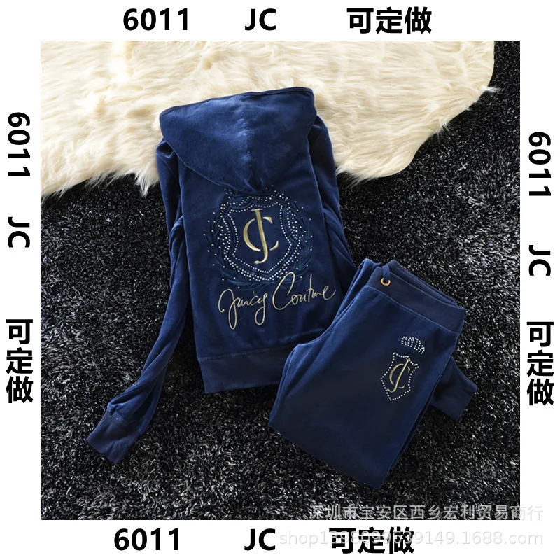 

Autumn Velvet Stacked Women's Set Zipper Hoodies Ruched Pants Set Sport Tracksuit Two Piece Outfit Active Sweatsuit