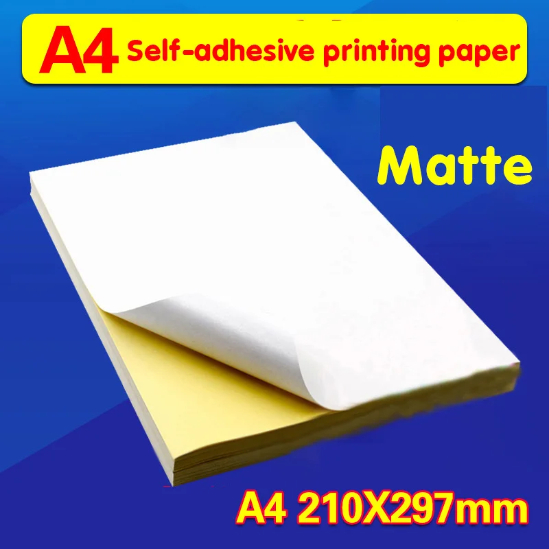 

Белая бумага а4 для струйного лазерного принтера, 100 листов, копировальная бумага для рукоделия, наклейки, матовая бумага для письма, утолщен...