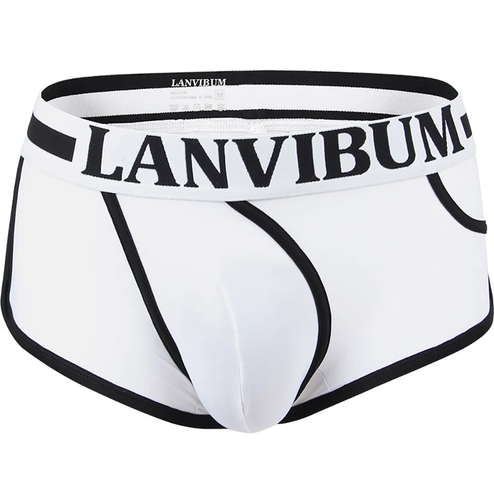 Мягкое дышащее Мужское нижнее белье боксеры подарки для мужчин одноцветные