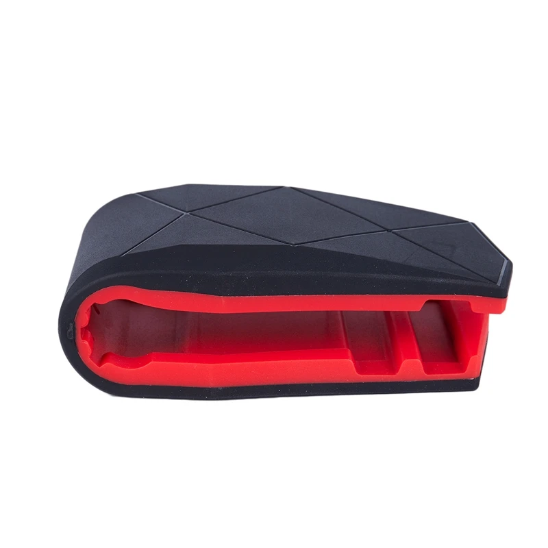 Universal Crocodile Clip Car Dashboard Cell Mobile Phone GPS Mount Holder Stand red |