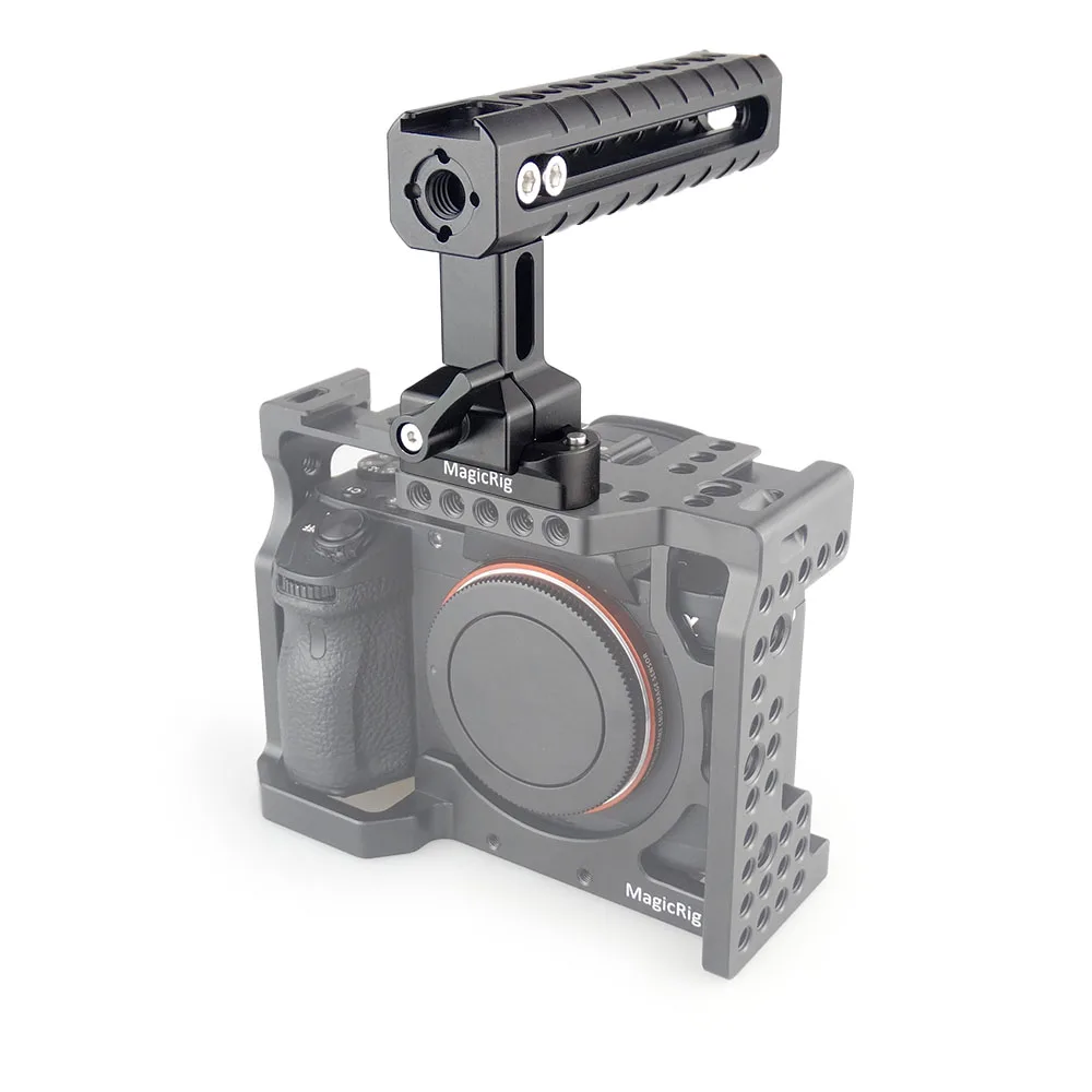 MAGICRIG DSLR Камера ручка универсальная рукоятка НАТО ручка комплект с 48 мм рельс NATO и Холодный башмак для Камера клетка Риг