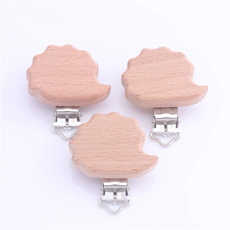 5 шт./лот пищевой бук деревянный зажим в форме животного сердца фиксатор для