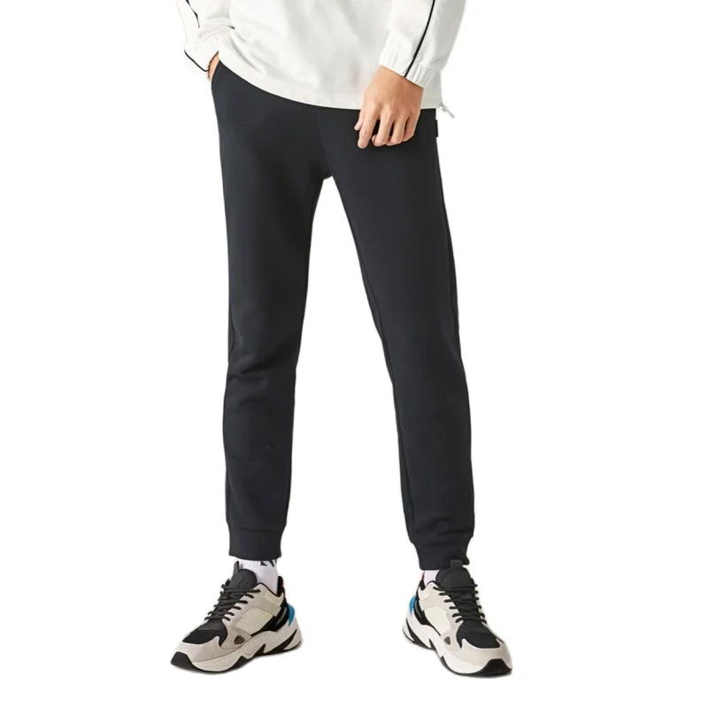 Брюки Semir мужские повседневные трикотажные эластичные черные спортивные штаны