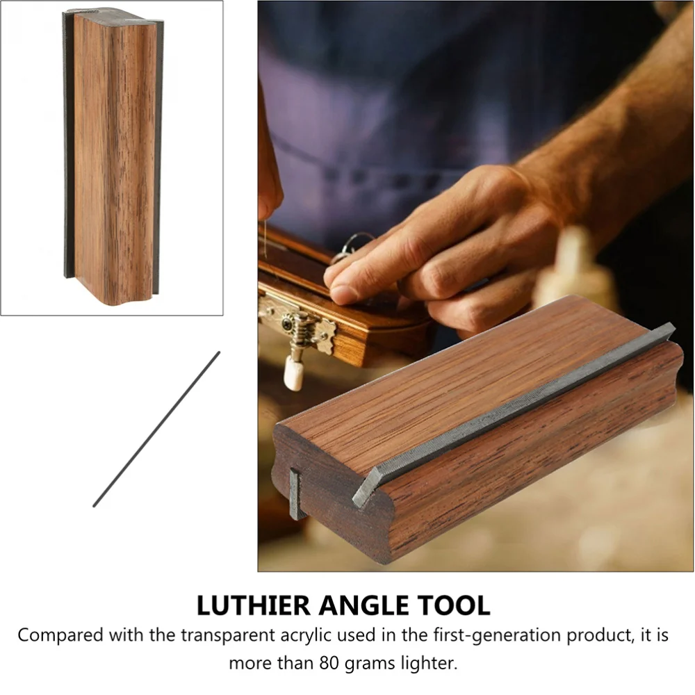 

Fret Beveling File 35/90 Degree Sanding Leveling File Guitar Chamfering Tool