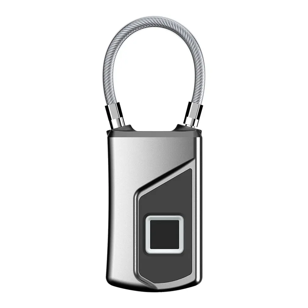

Навесной замок с отпечатком пальца, USB, 2021