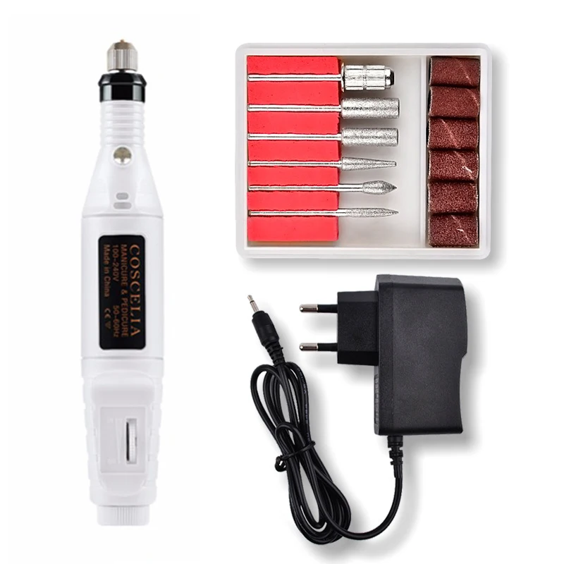 Электрическая машинка для маникюра и педикюра шлифовальный аппарат ногтей