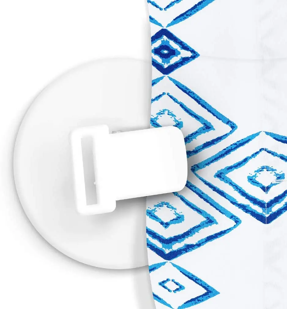 

2pcs Shower Curtain Clips Anti Splash Spill Drop Water High-quality Guard Shower Curtain Rings Clip Bathroom Accessories