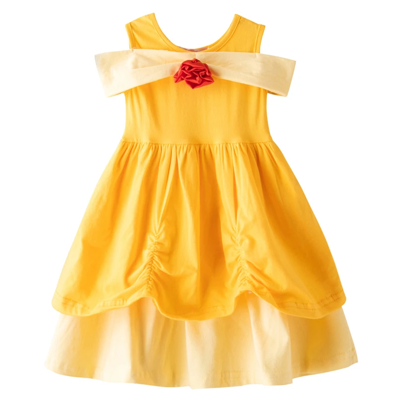 Baby Girl Summer Casual Wear Minnie Wonder Woman Snow White Rapunzel Tinker Elena Princess Party Dress Clothes 2020 | Детская одежда и