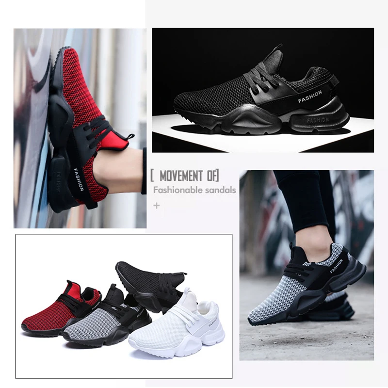 

Large Size Casual Shoes Men European Station Light Breathable Trend Sports Wild Fashion Platform Shock Absorber Sneakers Men