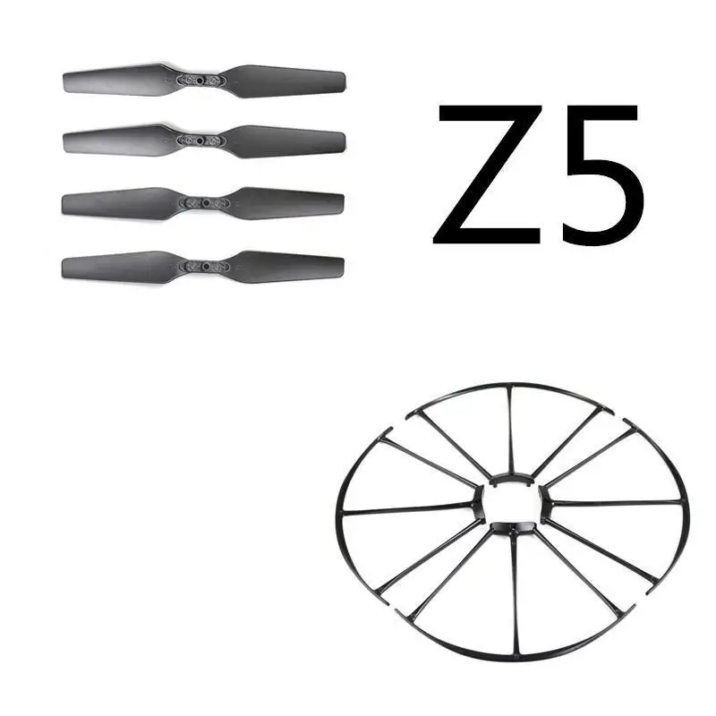 

4 шт. лопасть пропеллера Дрон Квадрокоптер с дистанционным управлением Защитная крышка для SJRC Z5 для SJRC Z5 запасные Запчасти пропеллер Защитн...