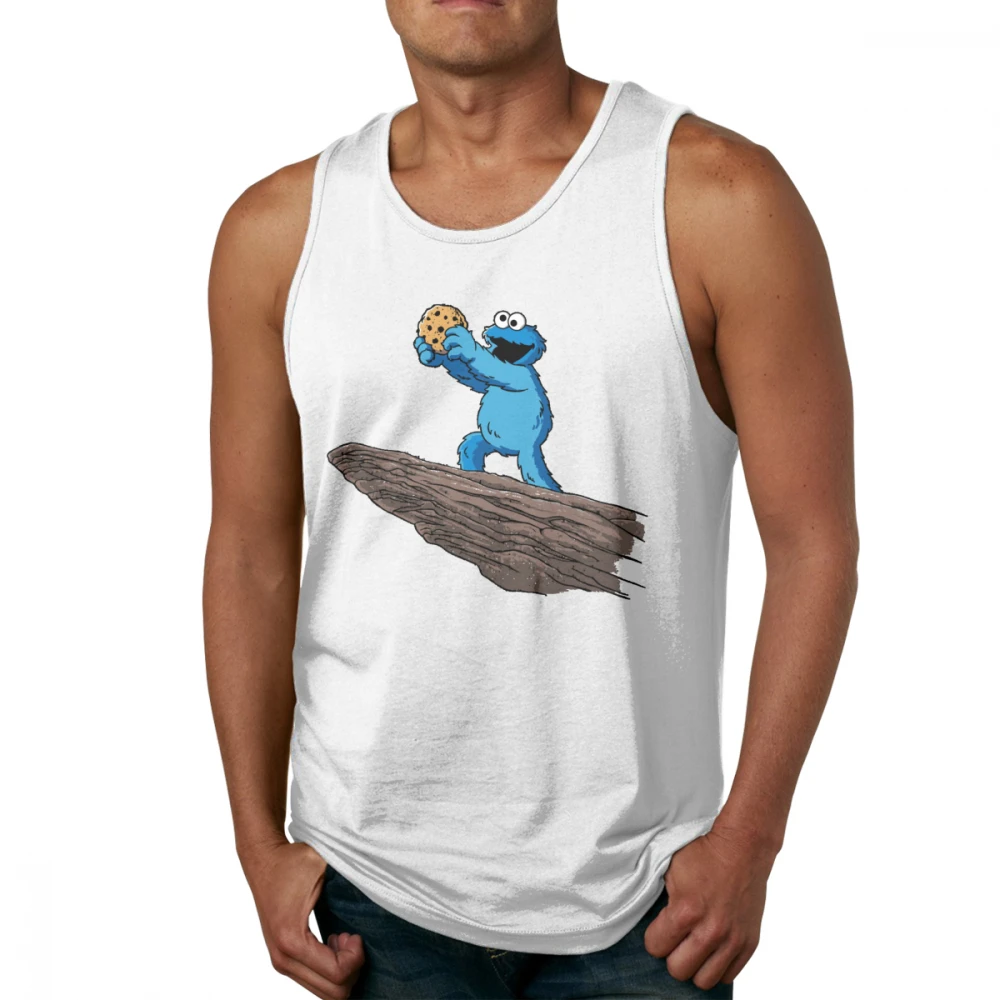 

Good Quality Cotton The Cookie Monster King Tank Top Streetwear O-neck Top Tank