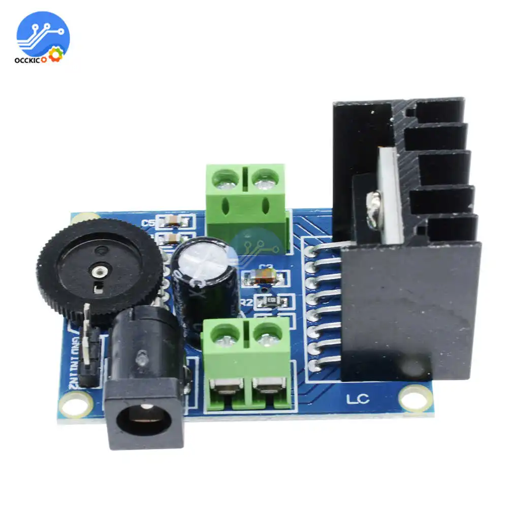 Аудио Мощность усилитель с источником питания от постоянного тока 6 до 18 лет в