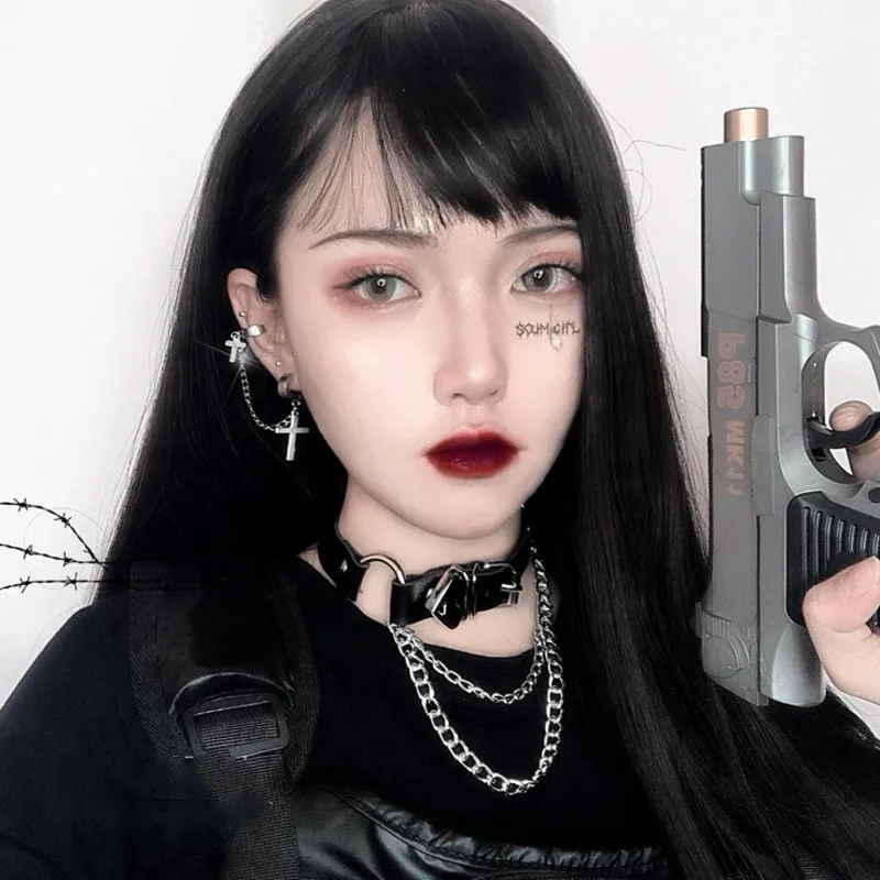 Женское Ожерелье с пряжкой в форме сердца из ПУ кожи|Ожерелье-ошейник| |