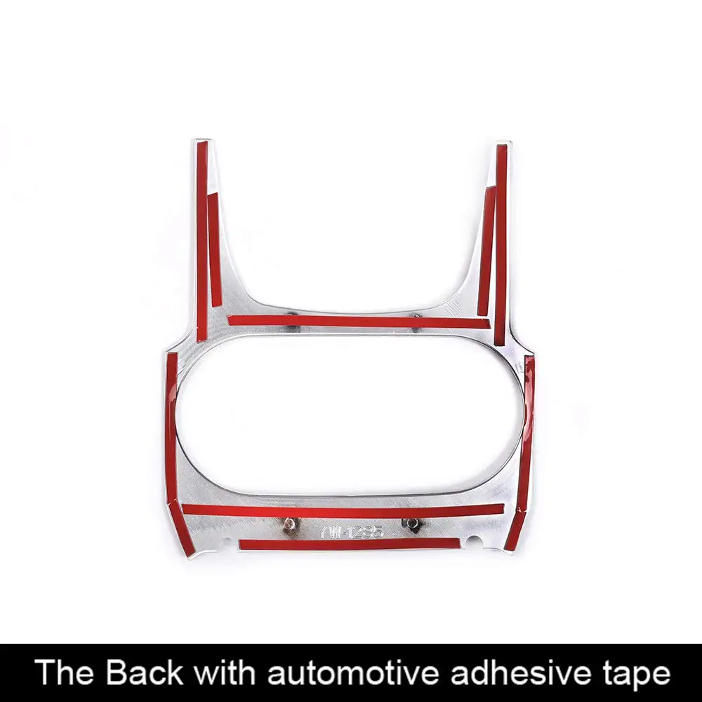 Матовая Серебристая Автомобильная центральная консоль из АБС подстаканник