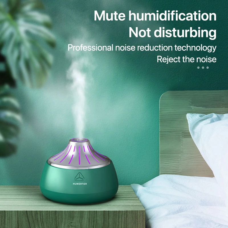 

Mi Home Air Humidifier USB Colorful Aromatherapy Essential Oil Diffuser Romantic Soft Light Humidifier Mini Cooling Fog Purifier