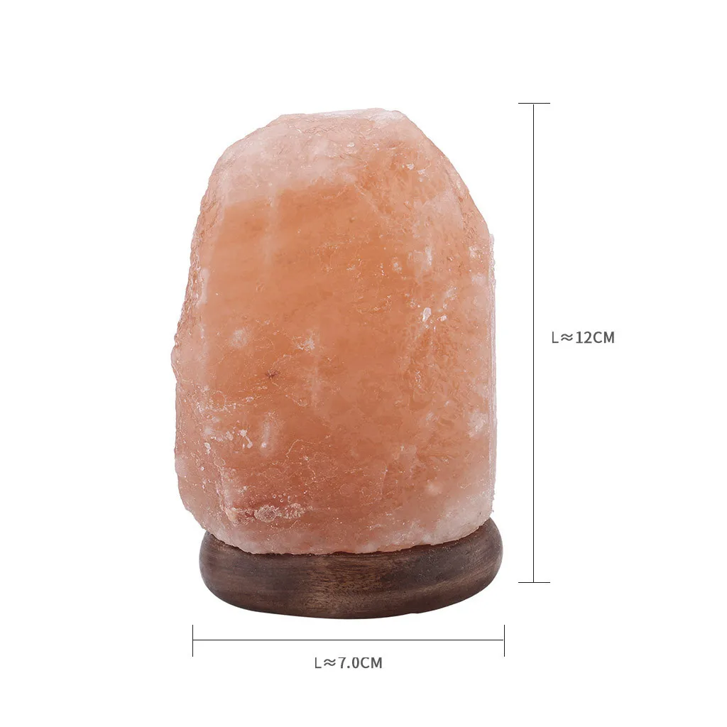 Натуральный рок ночник очиститель воздуха соляная лампа Ион Цвет Кристалл