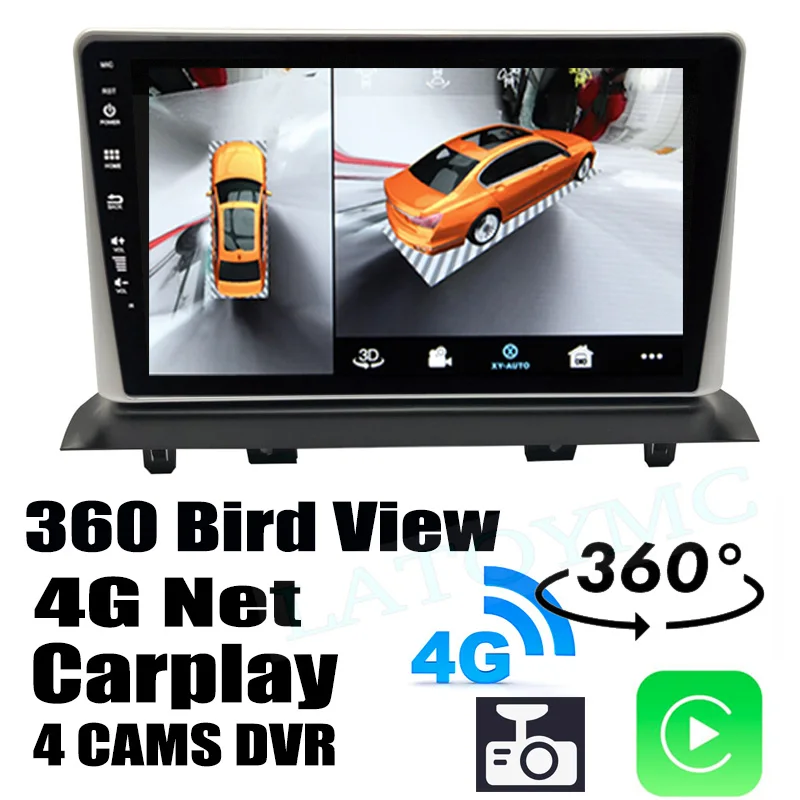 

Car Audio Navigation GPS For JAC For Refine S3 DR4 EVO4 T50 Sei 3 Stereo Carplay DVR 360 Birdview 4G Android System
