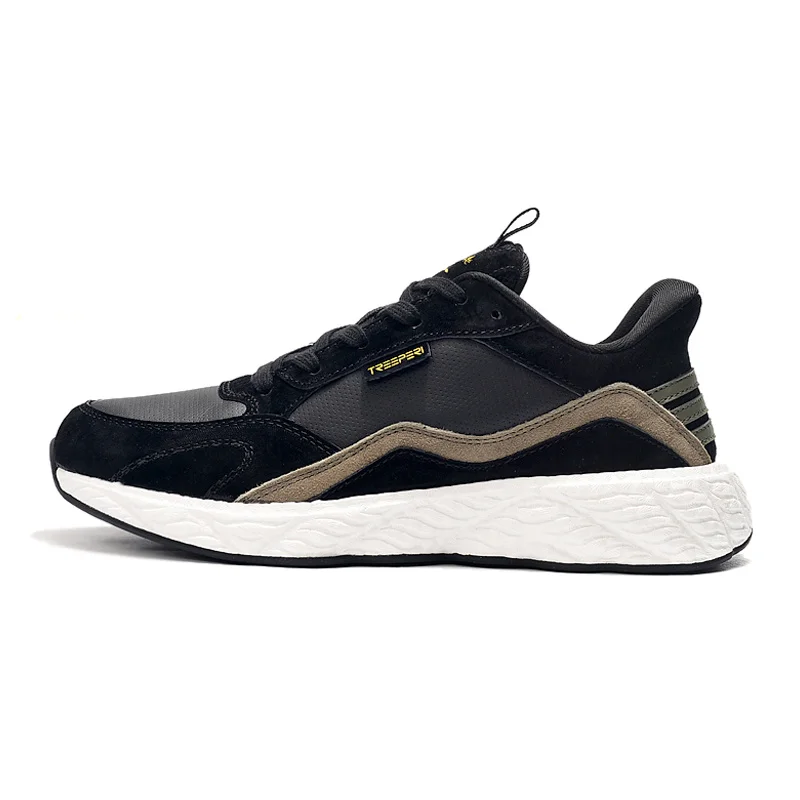 Новинка 2022 беговые кроссовки Treeperi Basf Boost Wave Runner v2 для мужчин и женщин черные Серые