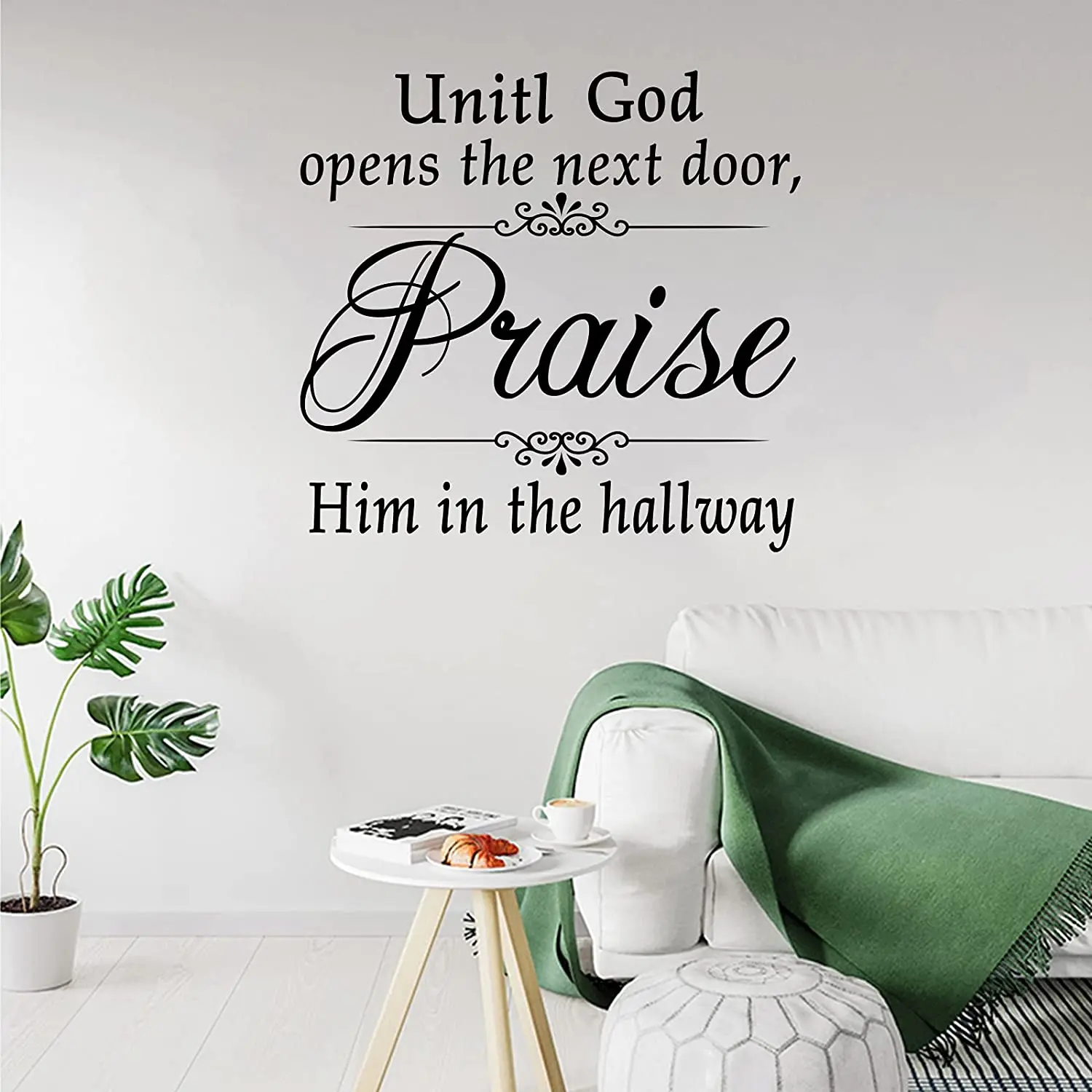 

1 piece of inspirational quotes wall stickers vinyl stickers DIY art decals bedroom bathroom decoration black 56x56 cm