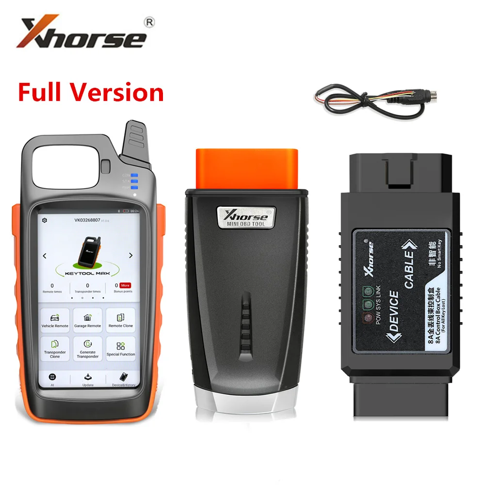 Программатор Xhorse VVDI Key Tool Max + инструмент Mini OBD переходник для Toyota и продления -