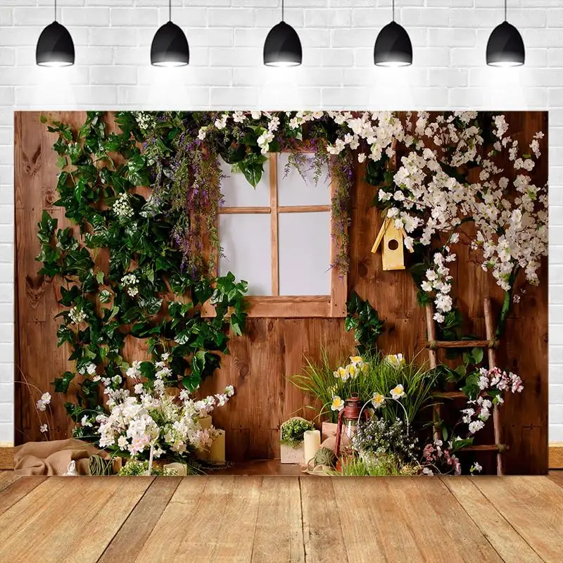 

Фон для фотосъемки детей на 1-й день рождения с цветами деревянная доска окно Весна цветочный фон для фотосъемки в фотостудии