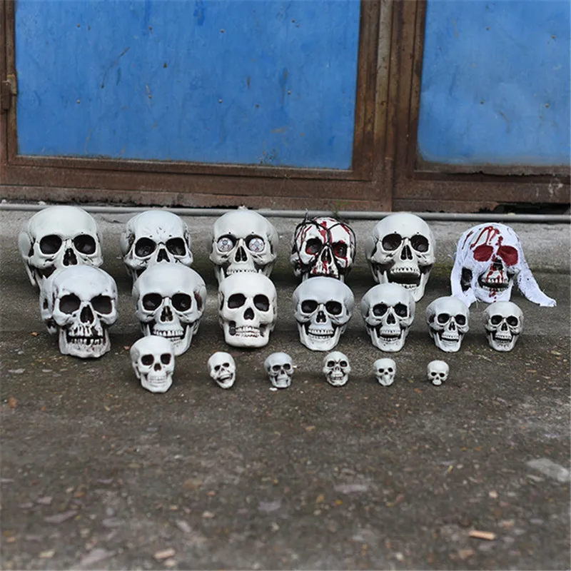 Статуя ужасного черепа скульптура декор для Хэллоуина бара ночного клуба