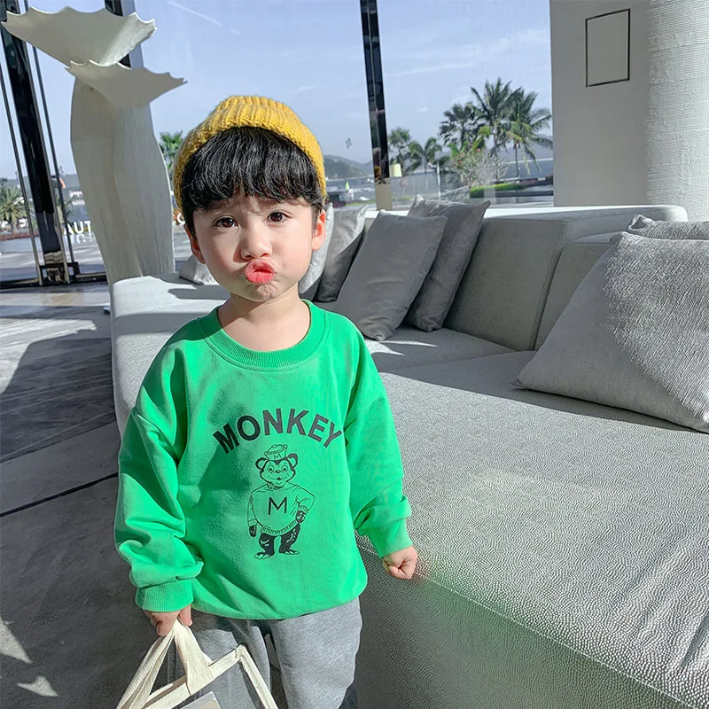 

Slim Spring Autumn Boys Sweatshirts Jacket Coat Kids Outwear Children Clothes Tops Teenager Gift High Quality
