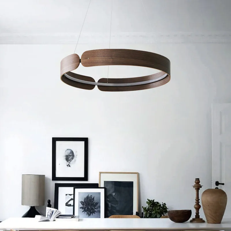 Современный Лофт украшения деревянный ужин люстра творческая гостиная Бар