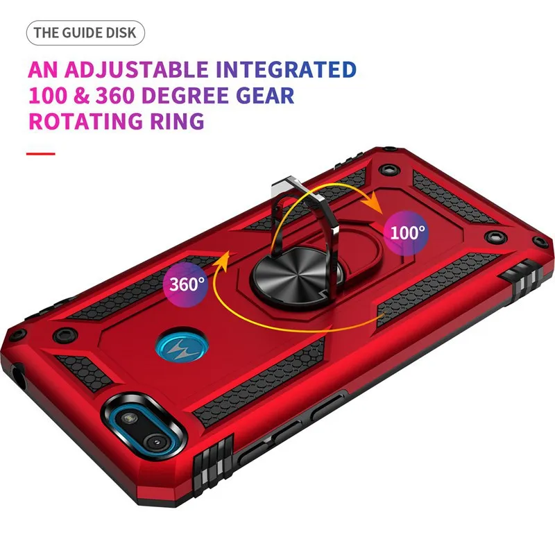 Роскошный бронированный противоударный чехол для телефона Motorola MOTO E5 E6 Play E6Plus One