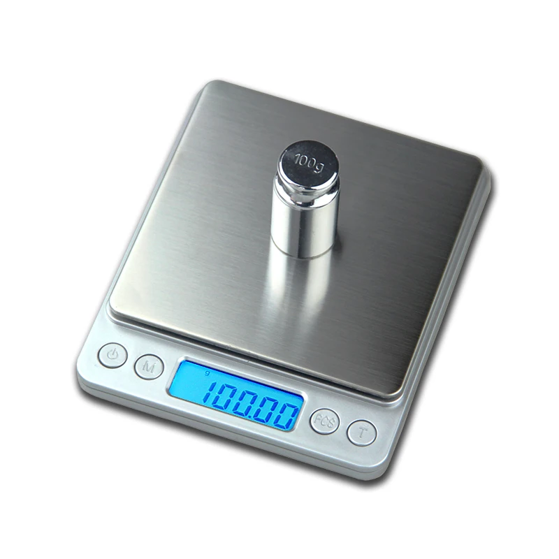 

3000g x 0.1g Digital Precision Pocket Gram Scale Non-magnetic Stainless Steel Platform Jewelry Electronic Balance Weight Scale