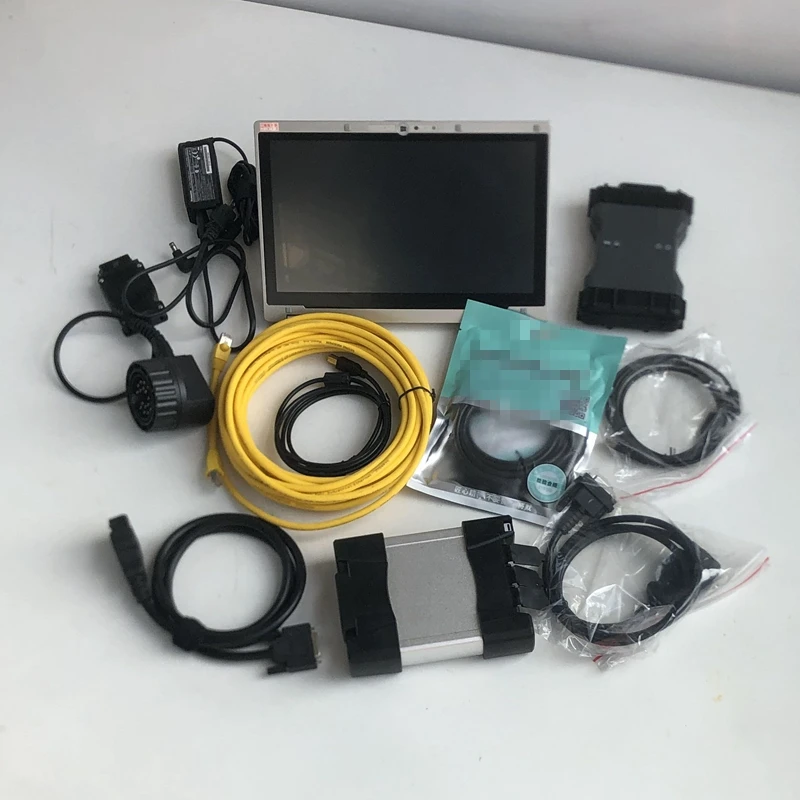 

MB Star C6 SD COnnect C6 Icom Next Latest for auto Diagnosis scanner used laptop CF-AX2 I5 1TB SSD Ready to use
