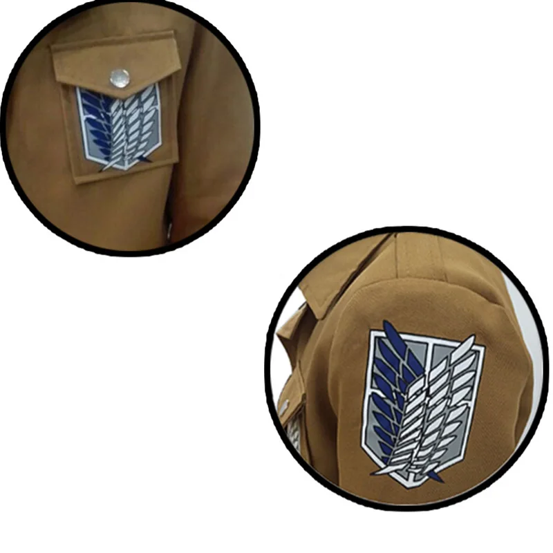Anime Attack on Titan Eren Jaeger Shingeki no Kyojin Survey Scouting Legion Cosplay Costume Casual Halloween Jacket |