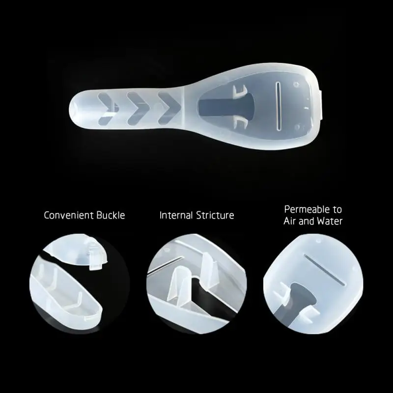 1 шт. практичный портативный дорожный мужской чехол для бритвы пластиковый