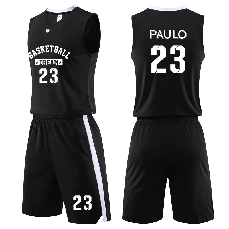 DIY Для мужчин трикотажные баскетбольные униформа для игры в баскетбол колледже